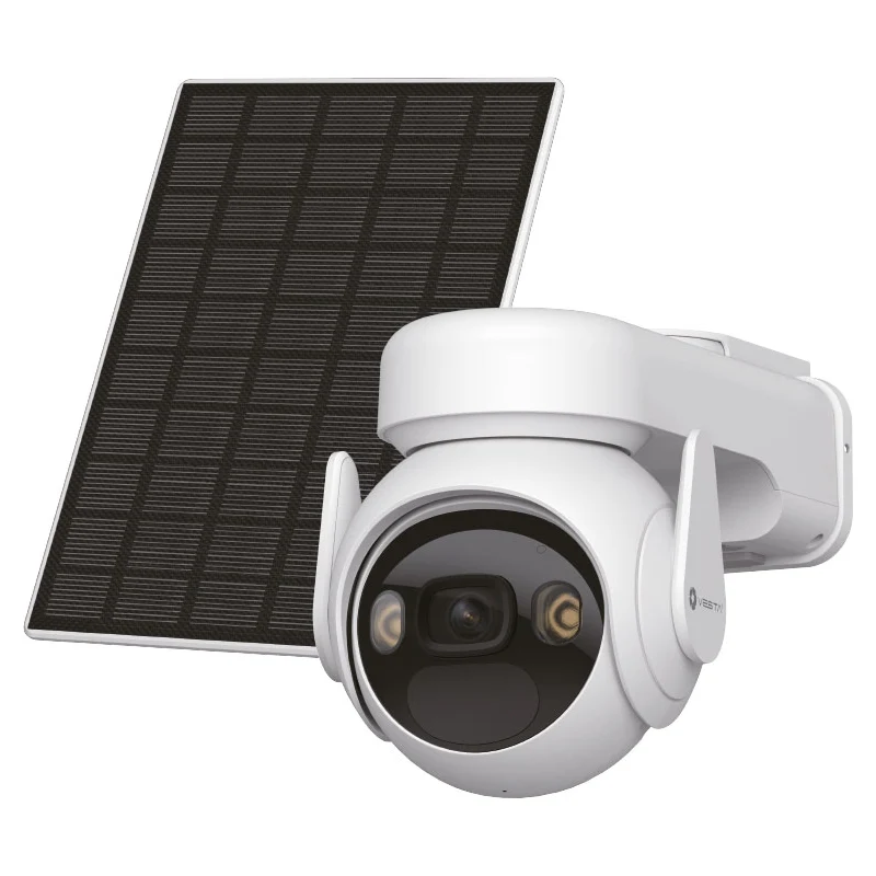 Dome Wifi Ip 3Mp Con Pan/Tilt E Pannello Solare Vesta Vesta-463 Sorveglianza