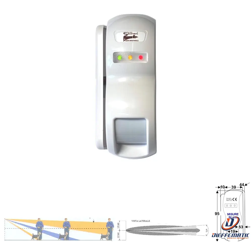 Doppia Tecnologia Tenda 8/12 Mt Rileva Movimento 12 V Securvera Sv-Dtfmolfepe
