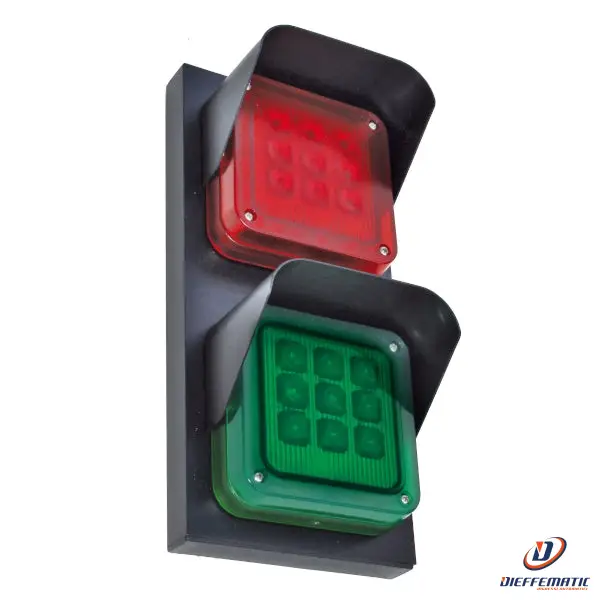 Dplus Semaforo Di Segnalazione A Led Multitensione (12/24 Vdc) Sef 9060010