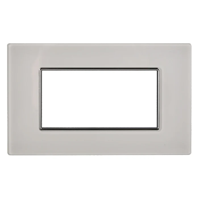 Ettroit An84401 Placca Vetro 4P Bianco