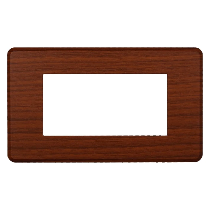 Ettroit An87403 Placca Slim 4P Radica