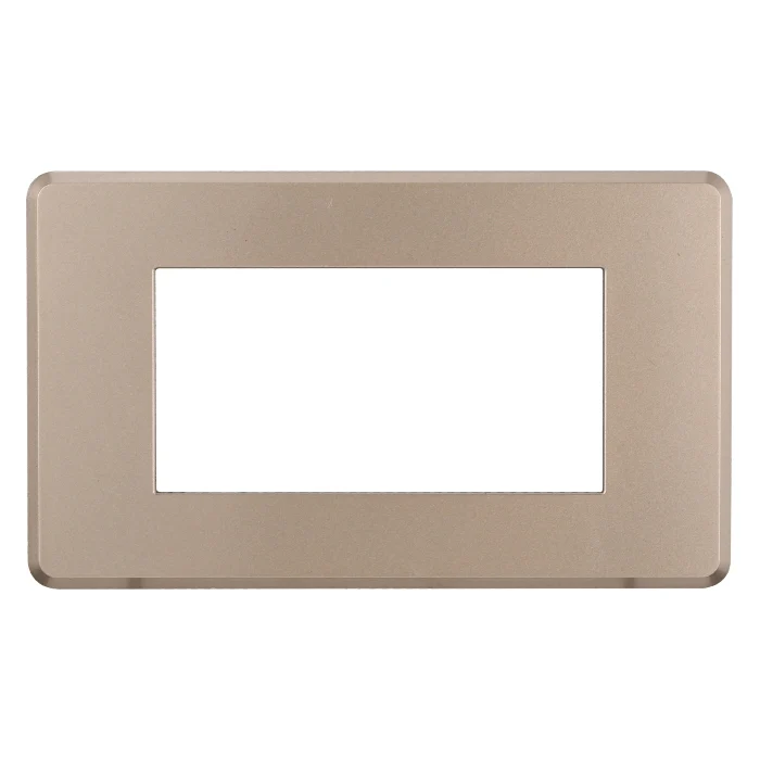 Ettroit An87410 Placca Slim 4P Acciaio Bronzo