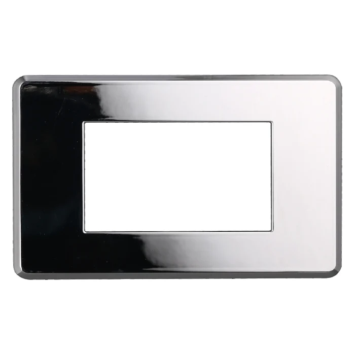 Ettroit An87413 Placca Slim 4P Cromato Lucido