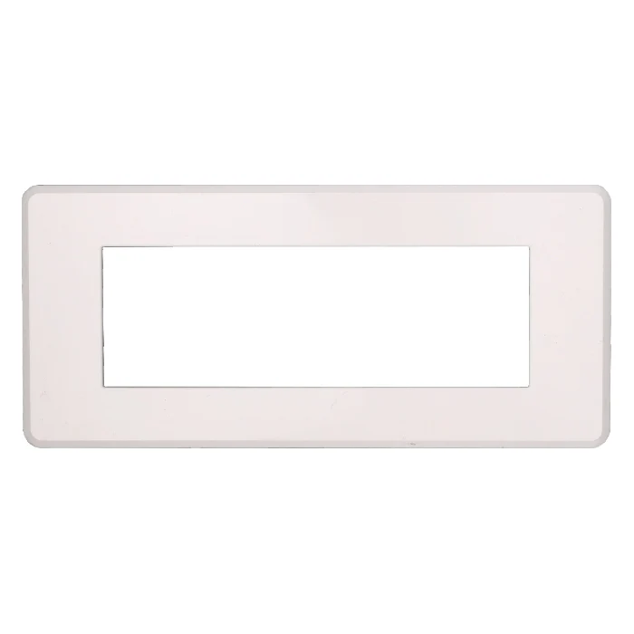 Ettroit An87601 Placca Slim 6P Bianco