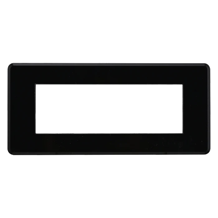 Ettroit An87602 Placca Slim 6P Nero