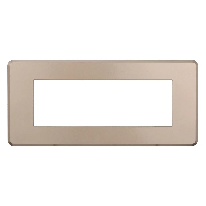 Ettroit An87610 Placca Slim 6P Acciaio Bronzo