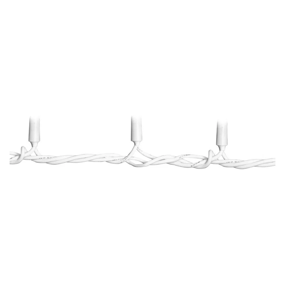 Ettroit Et4113 Catena 300 Led 30M Filo Bianco Luce Bianco Ip65