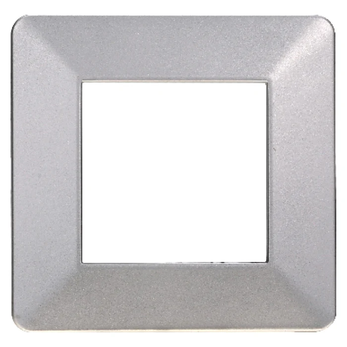 Ettroit Ev83206 Placca Plastica 2P Silver