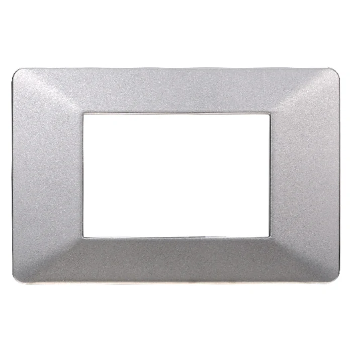 Ettroit Ev83306 Placca Plastica 3P Silver