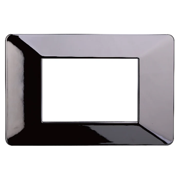 Ettroit Ev83313 Placca Plastica 3P Cromato Lucido