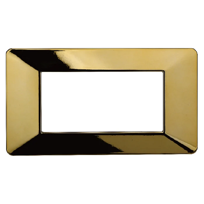 Ettroit Ev83412 Placca Plastica 4P Oro Lucido