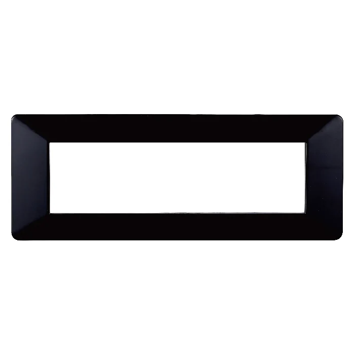 Ettroit Ev83702 Placca Plastica 7P Nero