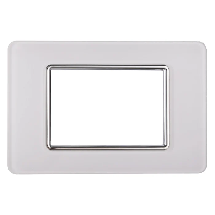 Ettroit Ev84301 Placca Vetro 3P Bianco