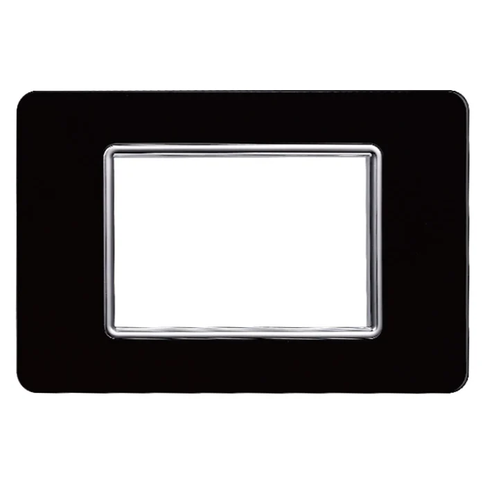 Ettroit Ev84302 Placca Vetro 3P Nero