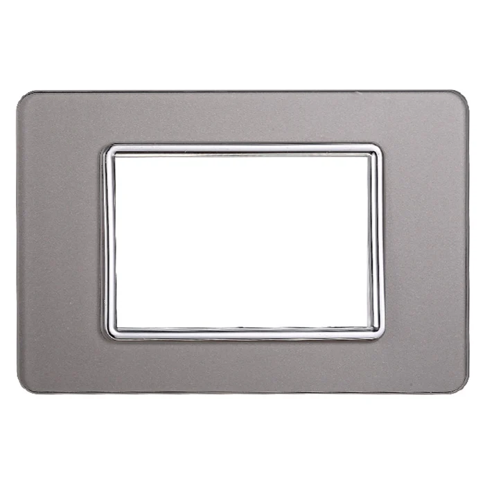 Ettroit Ev84306 Placca Vetro 3P Silver