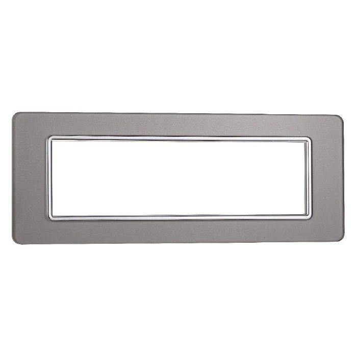 Ettroit Ev84606 Placca Vetro 7P Silver