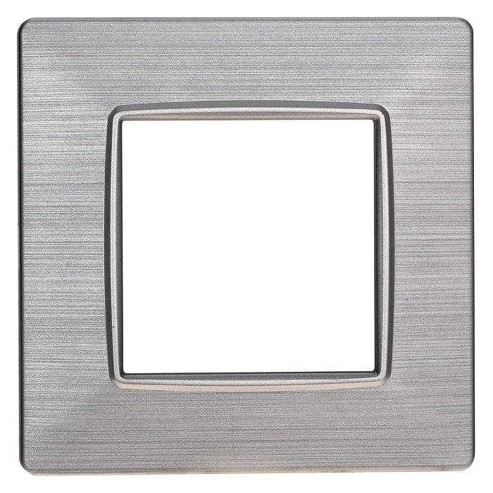 Ettroit Ev85215 Placca 2P Silver Satinato