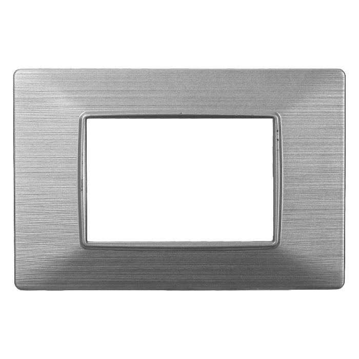 Ettroit Ev85315 Placca 3P Silver Satinato