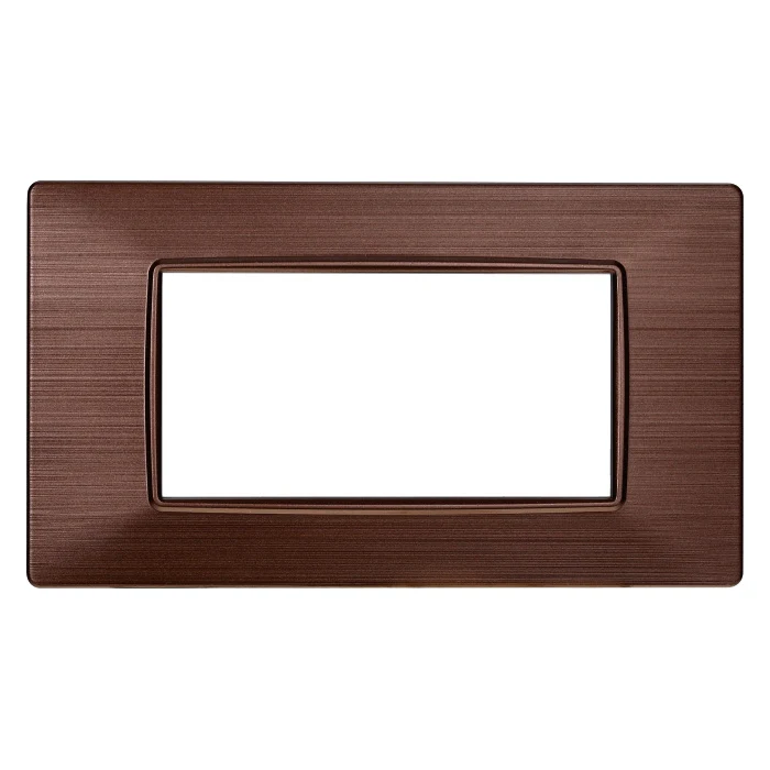 Ettroit Ev85410 Placca 4P Bronzo Satinato