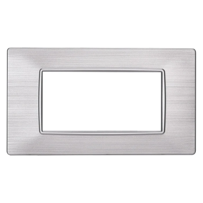 Ettroit Ev85415 Placca 4P Silver Satinato
