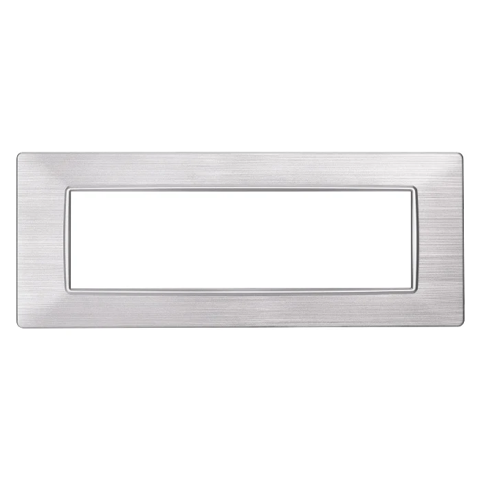 Ettroit Ev85615 Placca 7P Silver Satinato