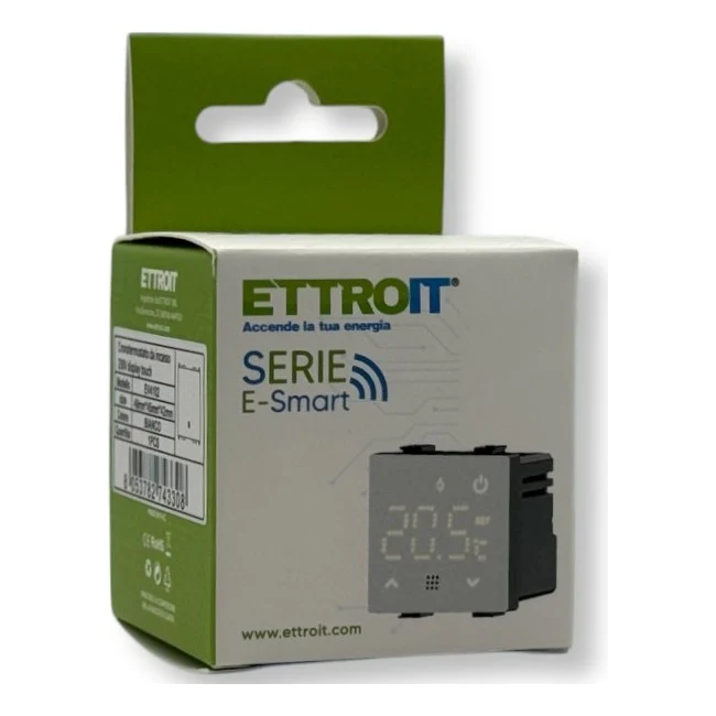 Ettroit Evwf4102 Wifi Termostato Caldaia Da Incasso Digitale Touchscreen