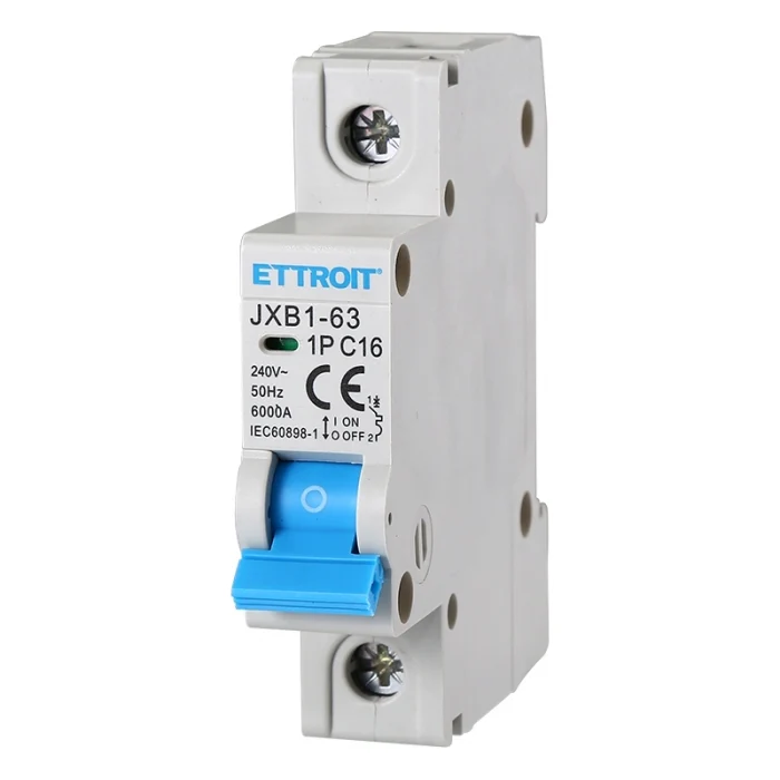Ettroit Jx111660 Interruttore Magnetotermico 1P 16A 220V 6Ka