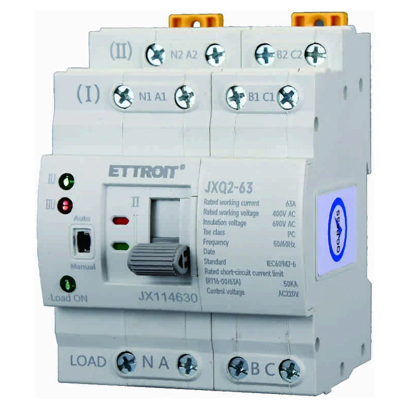 Ettroit Jx114630 Interruttore Di Trasferimento Automatico 400V 63A 4P