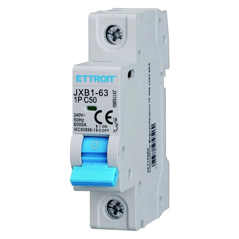 Ettroit Jx115060 Interruttore Magnetotermico 1P 50A 220V 6Ka