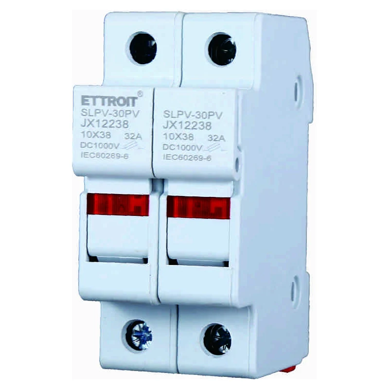 Ettroit Jx12238 Supporto Per Fusibili Cilindrici Base Rt18-32 2P Din 10 X 38Mm Ac/Dc