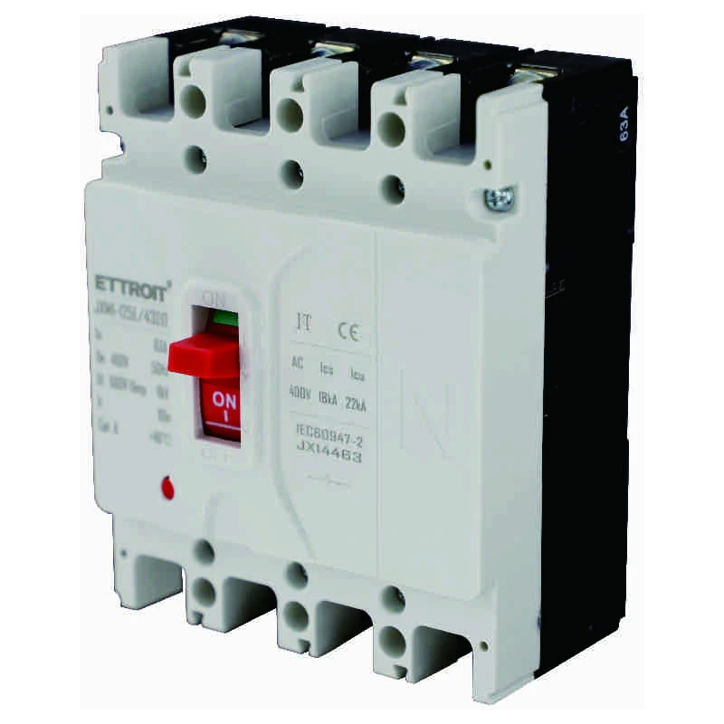 Ettroit Jx14463 Jxm1 Interruttori Scatolati Magnetotermici 4P 63A 380V-25Ka