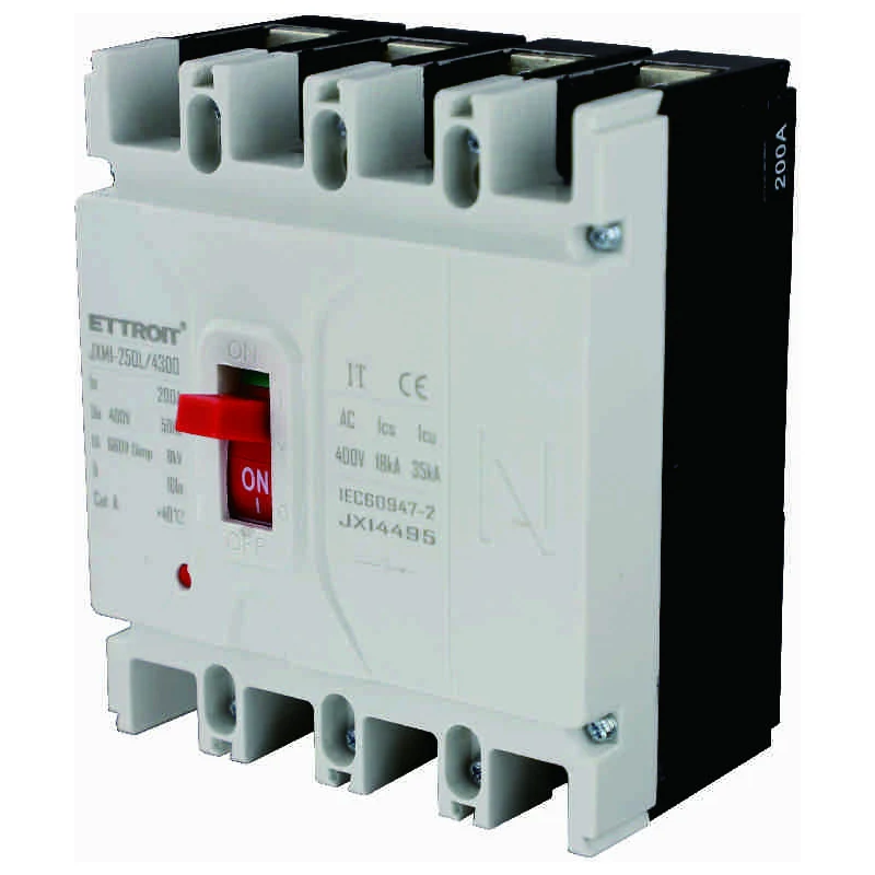 Ettroit Jx14495 Jxm1 Interruttori Scatolati Magnetotermici 4P 200A 380V-35Ka
