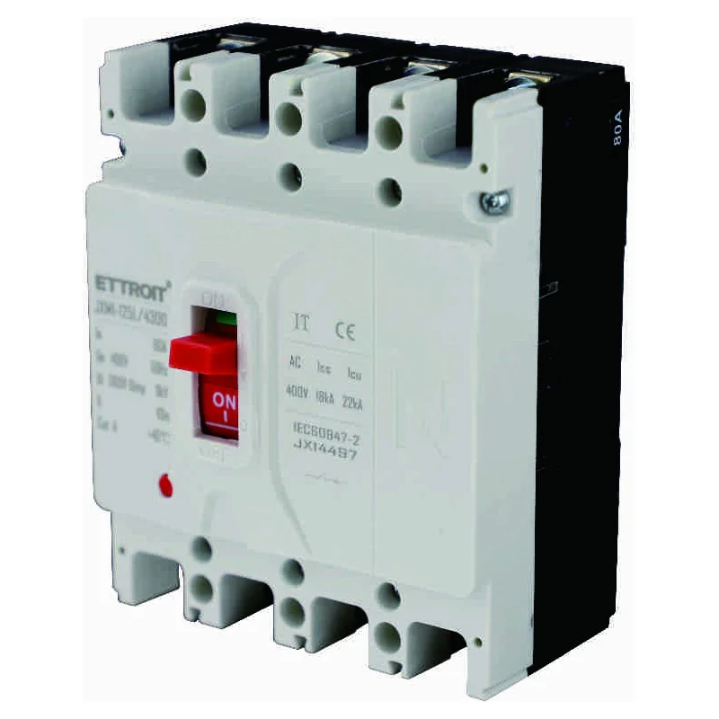 Ettroit Jx14497 Jxm1 Interruttori Scatolati Magnetotermici 4P 80A 380V-25Ka