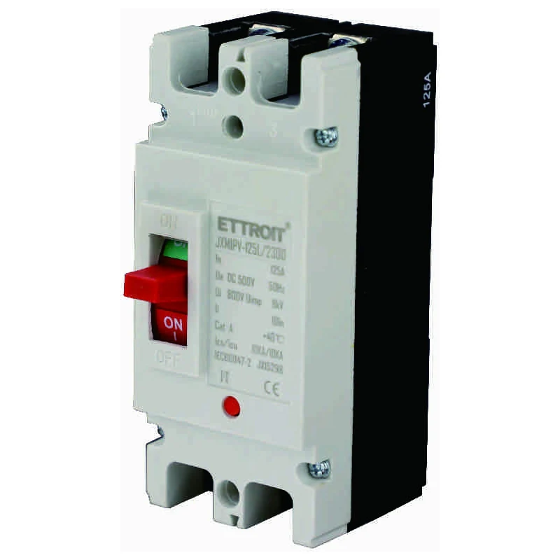 Ettroit Jx15298 Jxm1Pv Interruttori Scatolati Magnetotermici 2P 125A Dc 500V-10Ka
