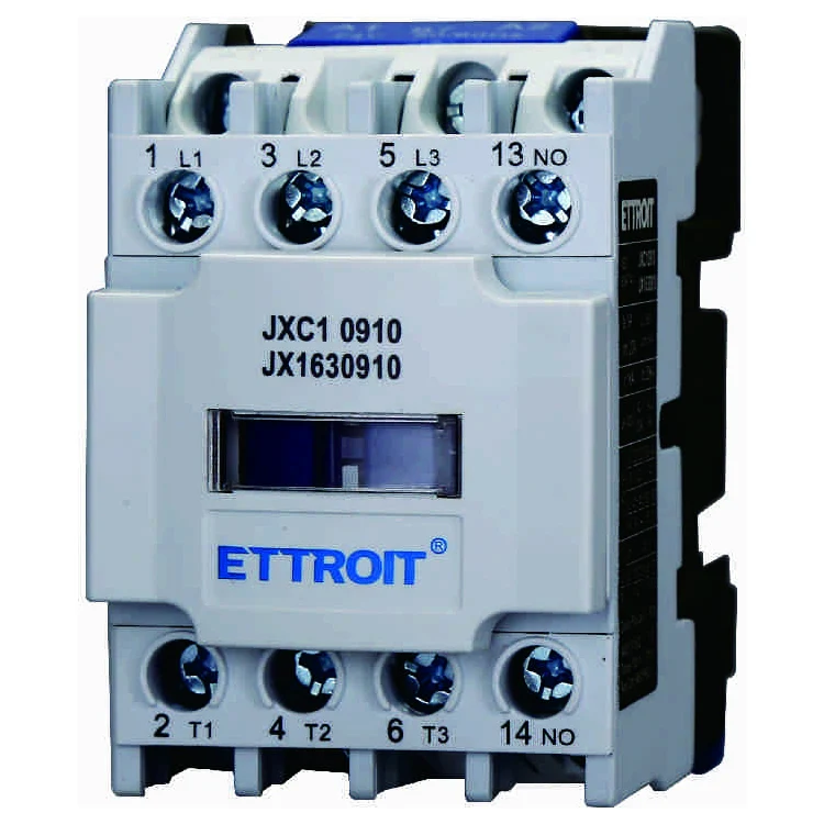 Ettroit Jx1630910 Jxc1 Contattore Ac 24V 50/60Hz Bobina 3P 3 Poli Normalmente Aperto Ie 9A Ue 380V