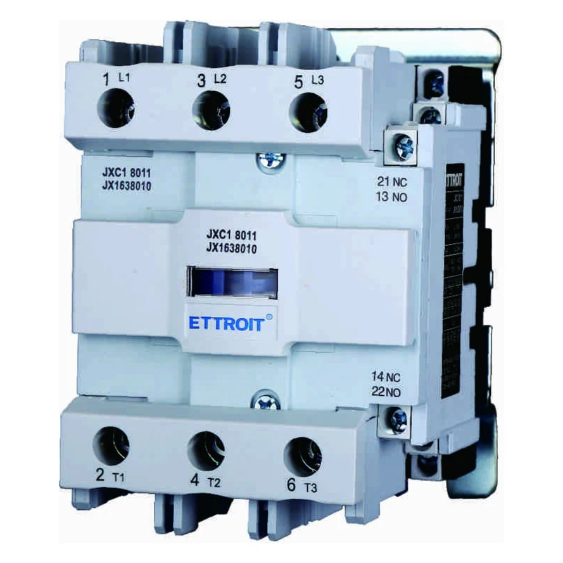 Ettroit Jx1638010 Jxc1 Contattore Ac 24V 50/60Hz Bobina 3P 3 Poli Normalmente Aperto Ie 80A Ue 380V