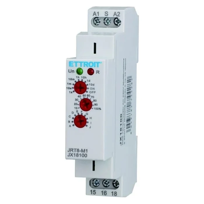 Ettroit Jx18100 Relè Temporizzato Ac 230V Multifunzione 2 Spdt10 Modalità Ritardo 0.1S-10 Giorni