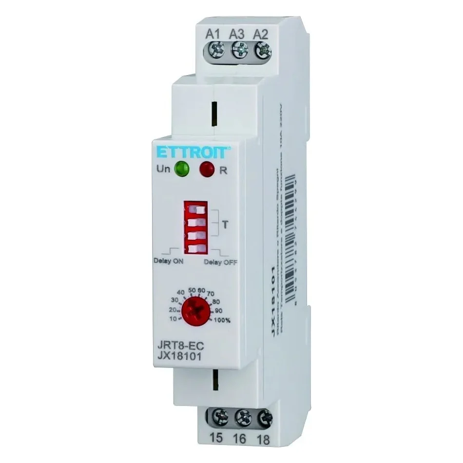 Ettroit Jx18101 Ritardo Accendere O Ritardo Spegni Relè Temporizzatore A Doppia Funzione 10A 220V