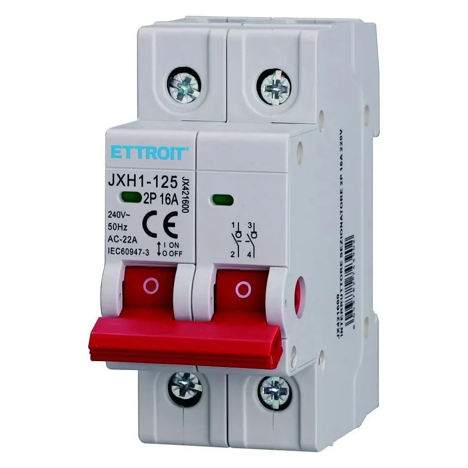 Ettroit Jx421600 Interruttore Sezionatore 2P 16A 220V