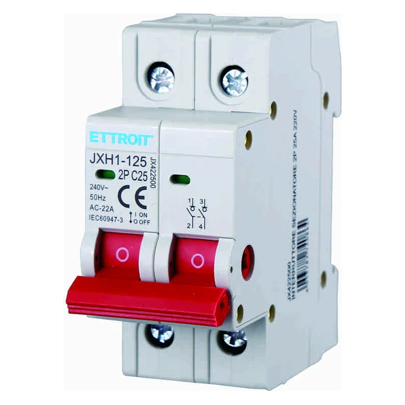Ettroit Jx422500 Interruttore Sezionatore 2P 25A 220V