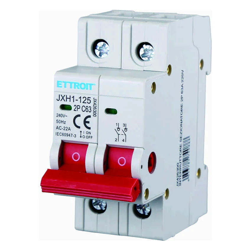 Ettroit Jx426300 Interruttore Sezionatore 2P 63A 220V