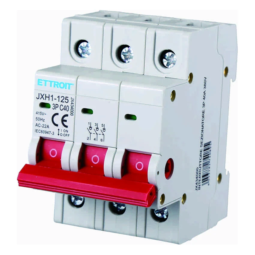 Ettroit Jx434000 Interruttore Sezionatore 3P 40A 380V