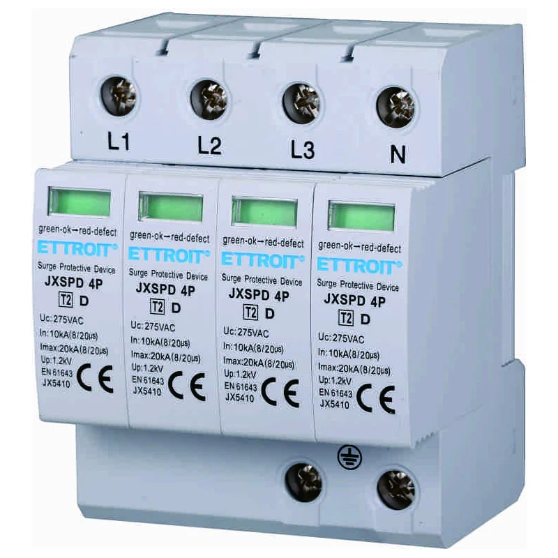 Ettroit Jx5410 Scaricatore Di Sovratensione 4P 10Ka-20Ka T2