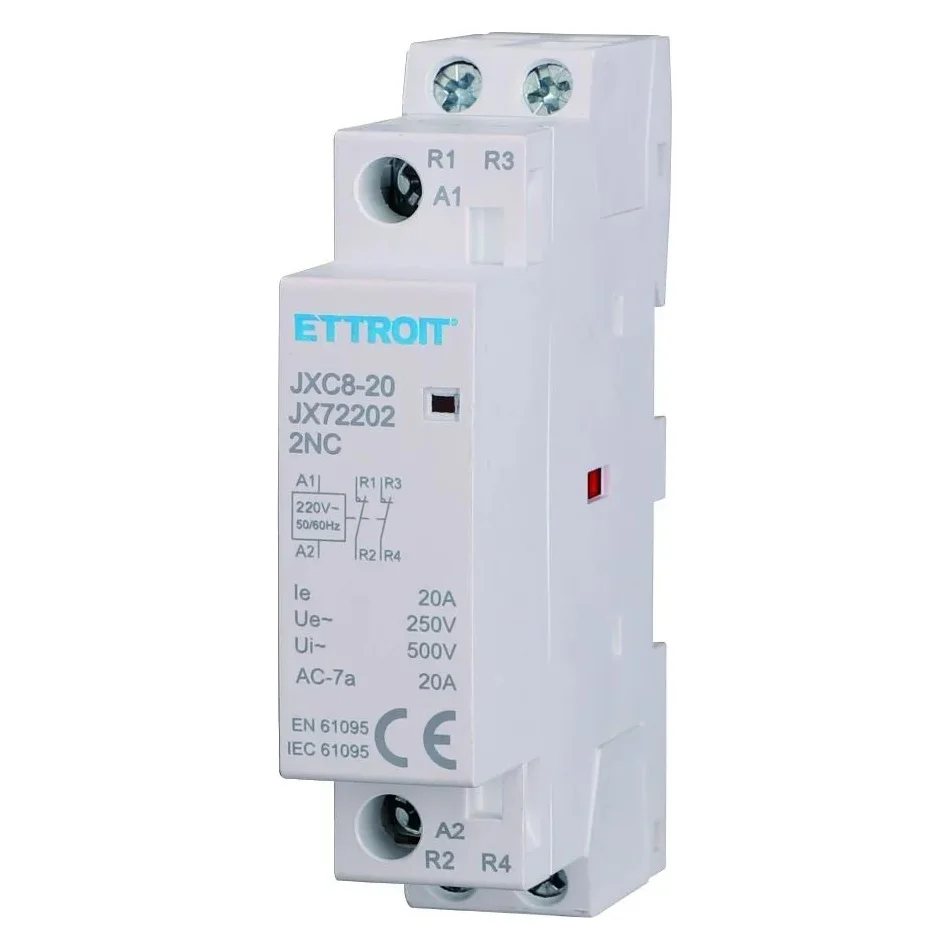 Ettroit Jx72202 Ac Contattore Din Rail 2P 220V 20A 2 Contatti Nc