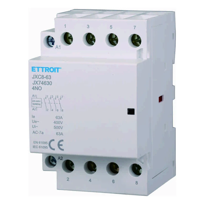Ettroit Jx74630 Ac Contattore Din Rail 4P 220V 63A 4 Contatti No