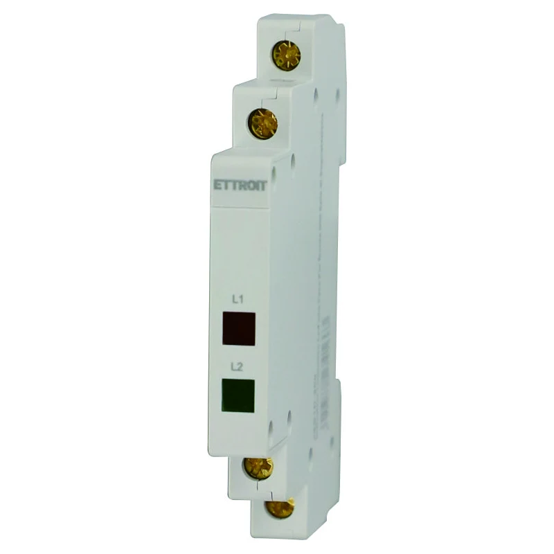 Ettroit Jxb1D-200 Indicatore Luminoso Led Due Fasi Per Guida Din Spia Di Segnalazione