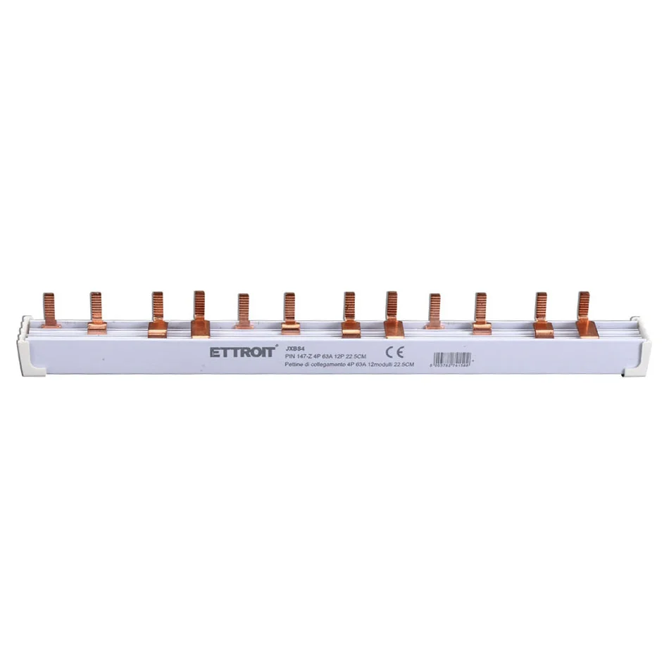 Ettroit Jxbs4 Pettine Di Collegamento 4P 63A 12 Moduli 22.5Cm