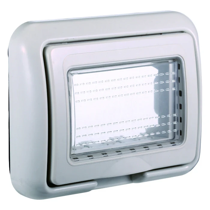 Ettroit Lg2703 Placca 3P Ip55 Grigio