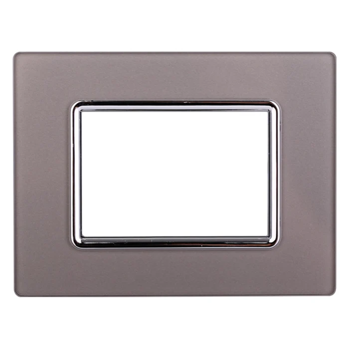 Ettroit Ln84306 Placca Vetro 3P Silver