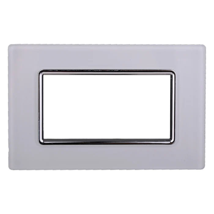 Ettroit Ln84401 Placca Vetro 4P Bianco